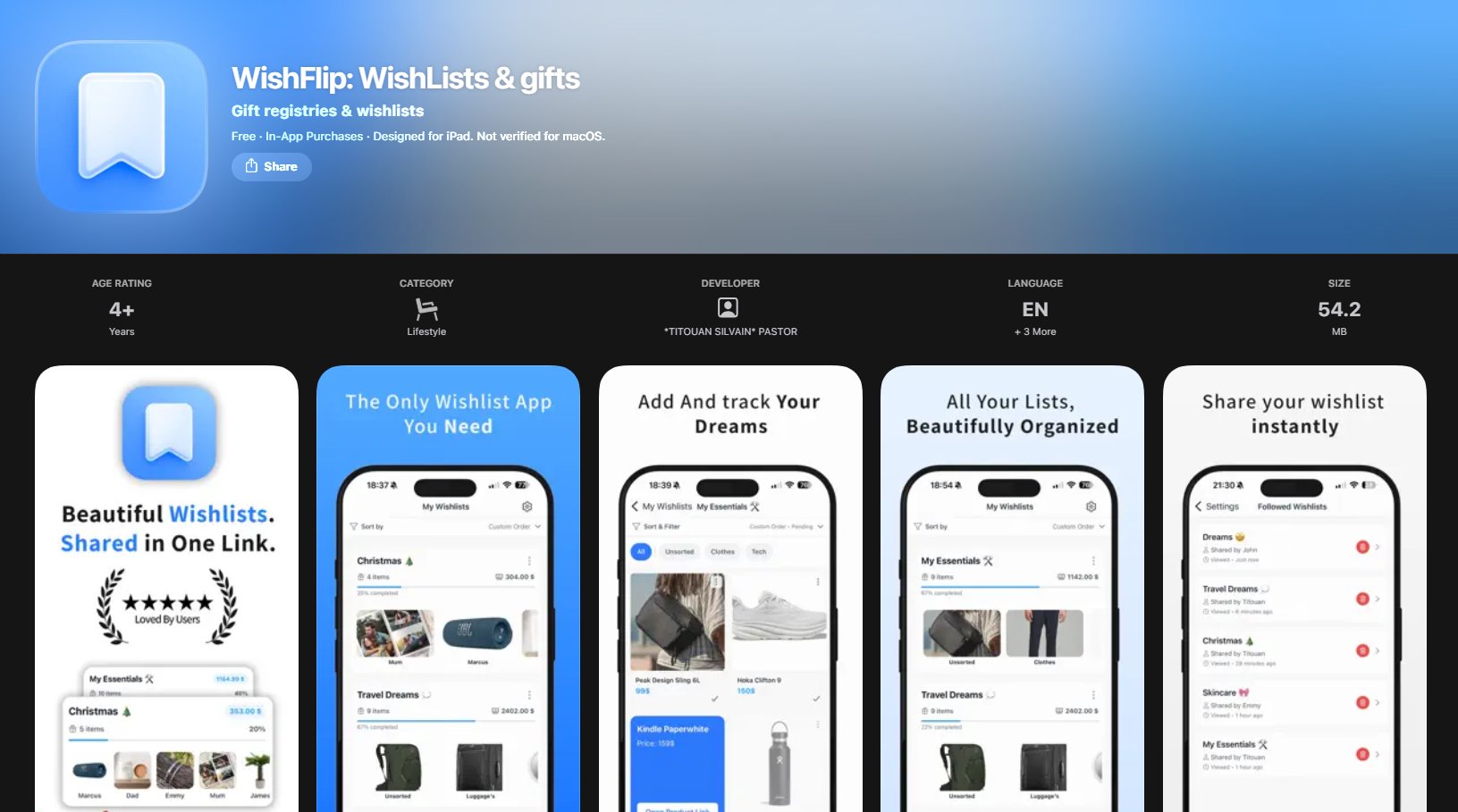 WishFlip project preview